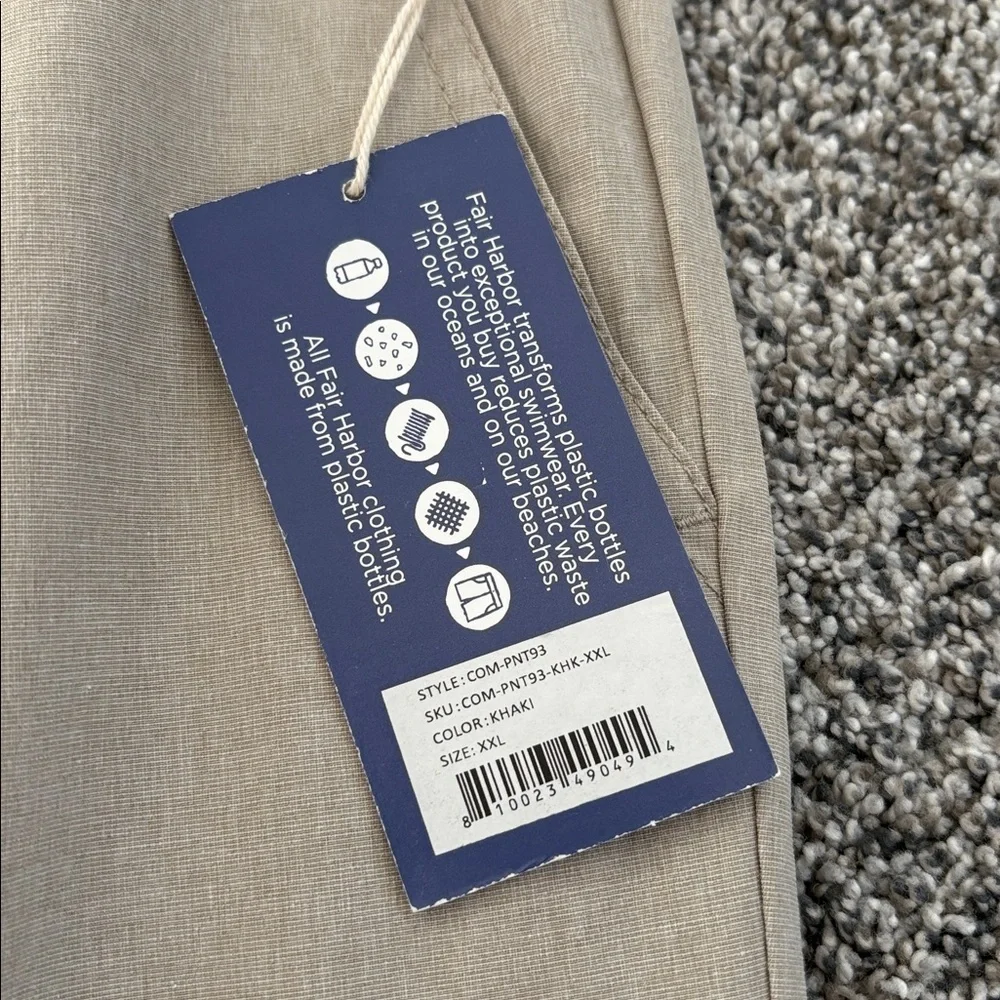 Fair Harbor One Pant in Khaki NWT